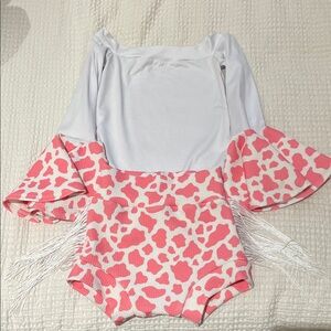 Pink and White Kids Matching Set